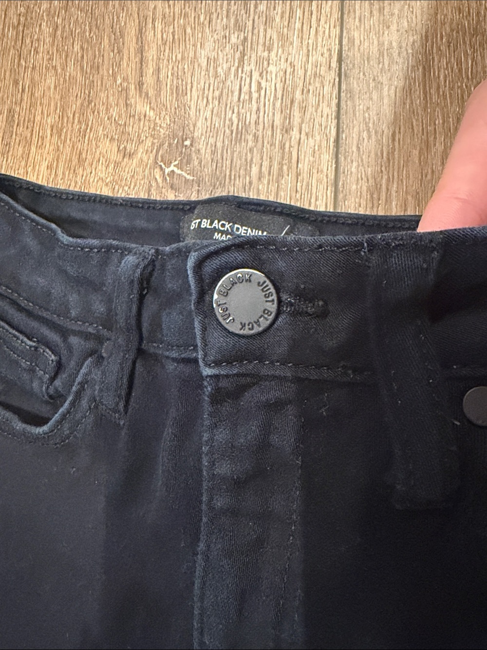 JUST BLACK DENIM Skinny Black Jeans - Picture 6 of 6